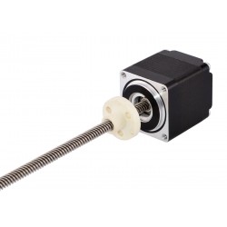 Nema 11 External Linear Actuator 11LS13-04247-150E Screw Length 150mm, Lead/rev 0.635mm, Thrust 57N 0.42A