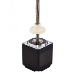 Nema 11 External Linear Actuator 11LS13-04247-150E Screw Length 150mm, Lead/rev 0.635mm, Thrust 57N 0.42A