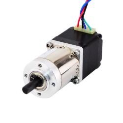 Nema 11 Geared Stepper Motor 11HS12-0674D-PG14 Integrated 14:1 Planetary Gearbox & Rear Shaft
