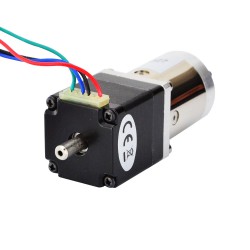 Nema 11 Geared Stepper Motor 11HS12-0674D-PG27 Integrated 27:1 Planetary Gearbox & Rear Shaft