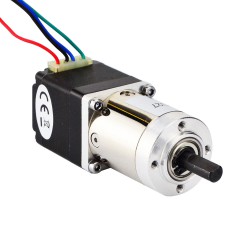 Nema 11 Geared Stepper Motor 11HS12-0674D-PG27 Integrated 27:1 Planetary Gearbox & Rear Shaft