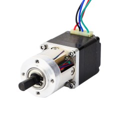 Nema 11 Geared Stepper Motor 11HS12-0674D-PG5 Integrated 5:1 Planetary Gearbox & Rear Shaft