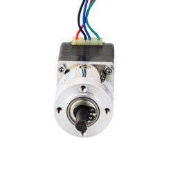 Nema 11 Geared Stepper Motor 11HS12-0674D-PG5 Integrated 5:1 Planetary Gearbox & Rear Shaft