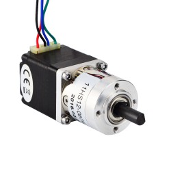 Nema 11 Geared Stepper Motor 11HS12-0674D-PG5 Integrated 5:1 Planetary Gearbox & Rear Shaft