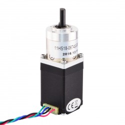 NEMA 11 Geared Stepper Motor 11HS18-0674S-PG5 0.67A With 5:1 Planetary Gearbox 0.45Nm Output Holding Torque