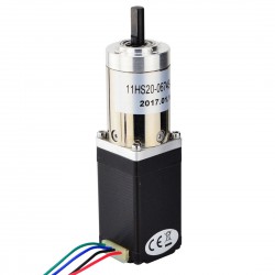 Nema 11 Geared Stepper Motor 11HS20-0674S-PG100 0.67A with 100:1 Planetary Gearbox 3Nm Max Permissible Torque