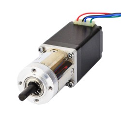 Nema 11 Geared Stepper Motor 11HS20-0674S-PG19 0.67A with 19:1 Planetary Gearbox 1.84Nm Output Holding Torque