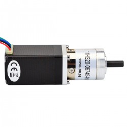 Nema 11 Geared Stepper Motor 11HS20-0674S-PG19 0.67A with 19:1 Planetary Gearbox 1.84Nm Output Holding Torque