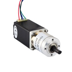 Nema 11 Geared Stepper Motor 11HS20-0674S-PG27 0.67A with 27:1 Planetary Gearbox 2.62Nm Output Holding Torque