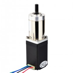 Nema 11 Geared Stepper Motor 11HS20-0674S-PG51 0.67A with 51:1 Planetary Gearbox 4Nm Max Permissible Torque