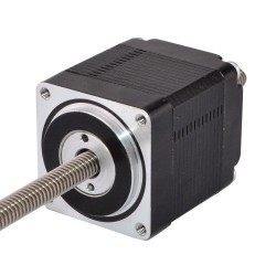Nema 11 Non Captive Linear Actuator 11LS13-0754N-100B Screw Length 100mm, Lead/rev 2mm, 0.75A 8.0Ncm