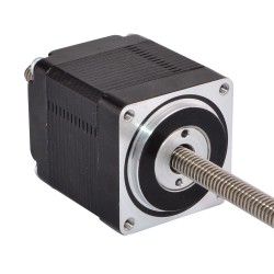 Nema 11 Non Captive Linear Actuator 11LS13-0754N-100B Screw Length 100mm, Lead/rev 2mm, 0.75A 8.0Ncm