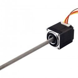 Nema 11 Non Captive Linear Stepper Motor 11LS13-0754N-150C Screw Length 150mm, Lead/rev 4.8768mm, 8.0Ncm, 0.75A