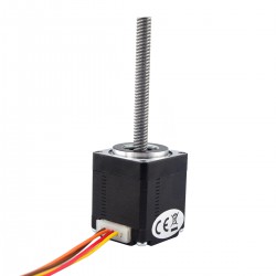 Nema 11 Non Captive Linear Stepper Motor 11LS13-0754N-150C Screw Length 150mm, Lead/rev 4.8768mm, 8.0Ncm, 0.75A