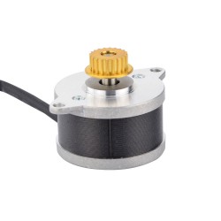 Nema 14 (Φ36x21.5mm) Round Stepper Motor 14HR09-0434S-C1 9.5Ncm 0.425A 0.9deg with pulley