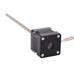 Nema 14 External Linear Stepper Motor 14LS13-05749-150E Screw Length 150mm, Lead/rev 1.27mm, Thrust 168N, 0.57A