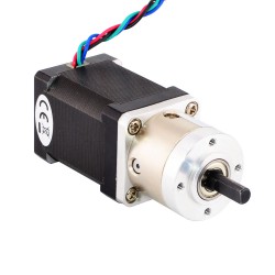 Nema 14 Gear Stepper 14HS20-1504D-PG4 with Rear Shaft & 4:1 Planetary Gearbox 1.33Nm Output Holding Torque
