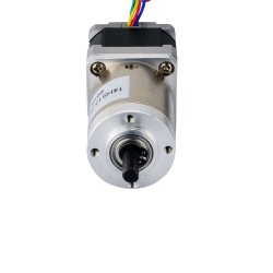 Nema 14 Geared Stepper Motor 14HS13-0804S-PG100 with 100:1 Planetary Gearbox 4Nm Max Permissible Torque