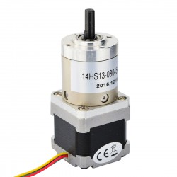 Nema 14 Geared Stepper Motor 14HS13-0804S-PG27 with 27:1 Planetary Gearbox 3Nm Max Permissible Torque