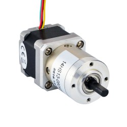 Nema 14 Geared Stepper Motor 14HS13-0804S-PG27 with 27:1 Planetary Gearbox 3Nm Max Permissible Torque