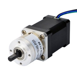 Nema 14 Geared Stepper Motor 14HS20-1504S-PG5 1.5A with 5:1 Planetary Gearbox 1.8Nm Output Holding Torque