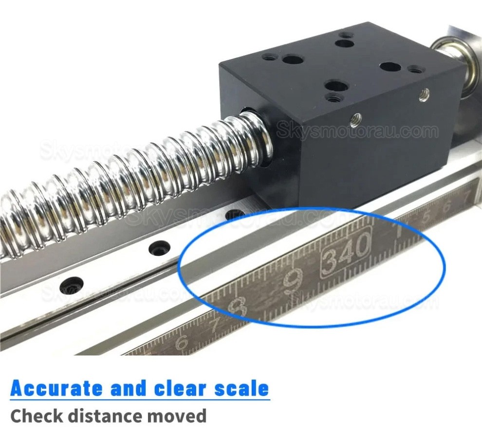 Manual Linear Slides Actuator DXG6042 Mini Manual Ballscrew Slide Table with Handwheel
