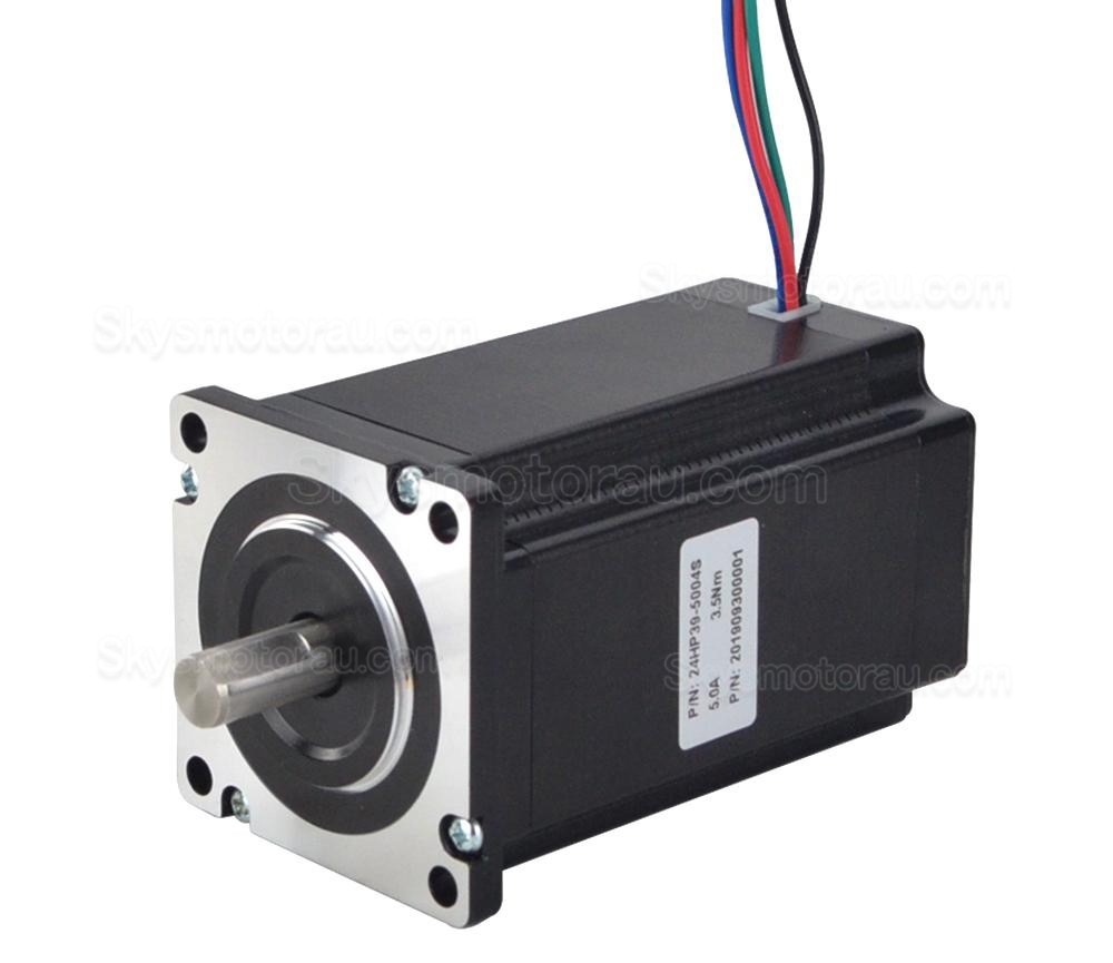 Nema 24 Bipolar Stepper Motor 24HP39-5004S 3.5 Nm 5.0A 1.8deg 60&times;60&times;97.8mm 4 Wires
