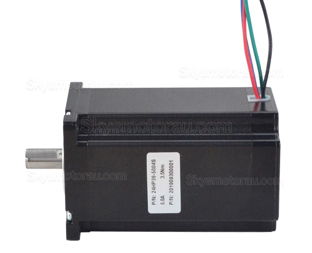 Nema 24 Bipolar Stepper Motor 24HP39-5004S 3.5 Nm 5.0A 1.8deg 60&times;60&times;97.8mm 4 Wires
