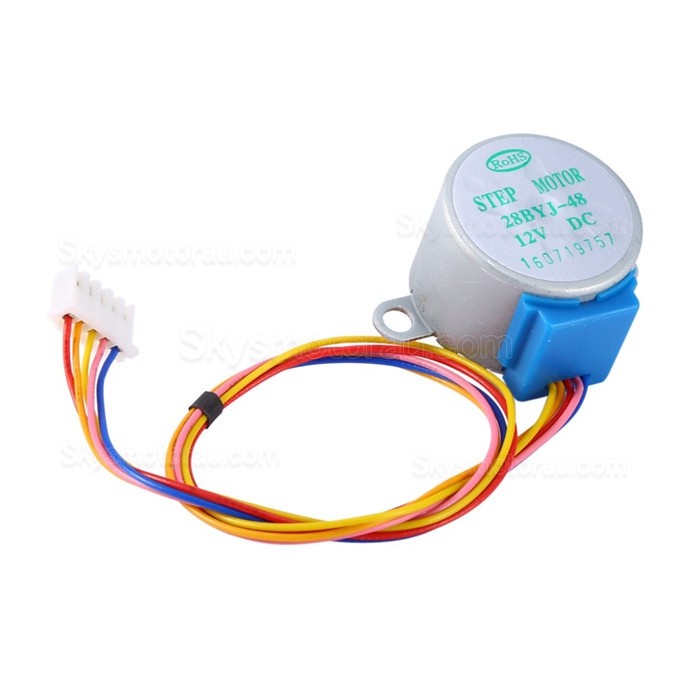 12V 28BJY 48 Stepper Motor 64:1 Reduction 4 Phase Step Motor for Arduino