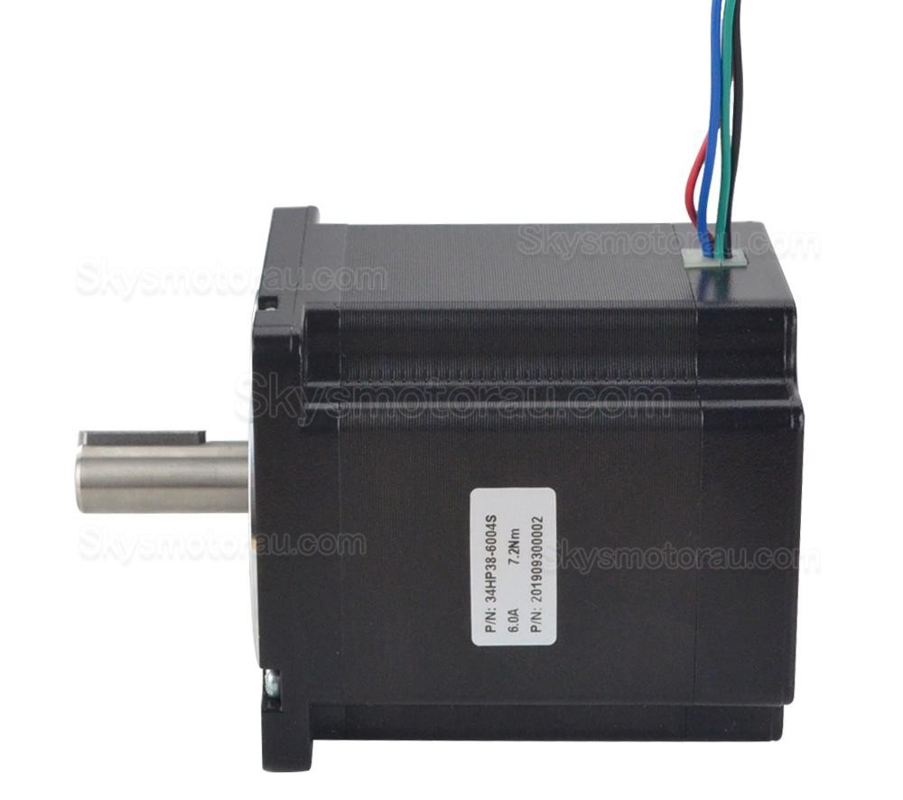 Nema 34 Bipolar Stepper Motor 34HP38-6004S 7.2Nm 6.0A 1.8deg 86&times;86&times;95.3mm 4 Wires