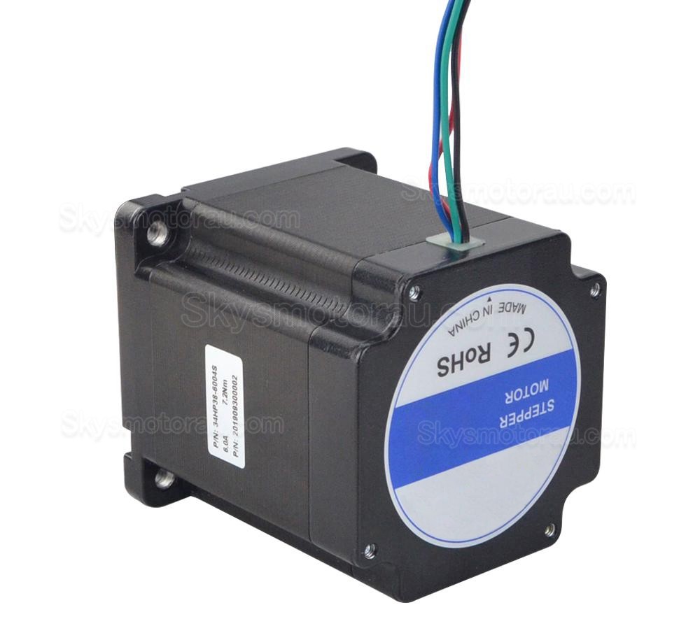 Nema 34 Bipolar Stepper Motor 34HP38-6004S 7.2Nm 6.0A 1.8deg 86&times;86&times;95.3mm 4 Wires