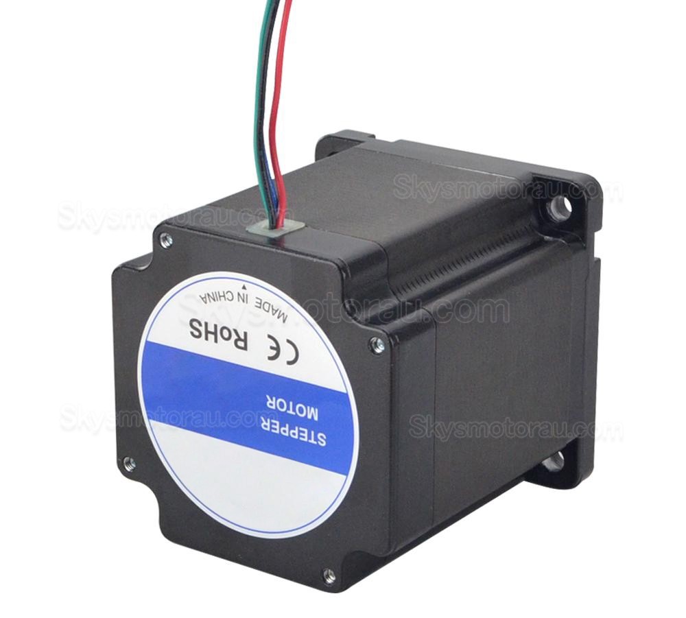Nema 34 Bipolar Stepper Motor 34HP38-6004S 7.2Nm 6.0A 1.8deg 86&times;86&times;95.3mm 4 Wires