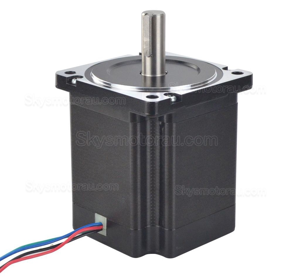 Nema 34 Bipolar Stepper Motor 34HP38-6004S 7.2Nm 6.0A 1.8deg 86&times;86&times;95.3mm 4 Wires