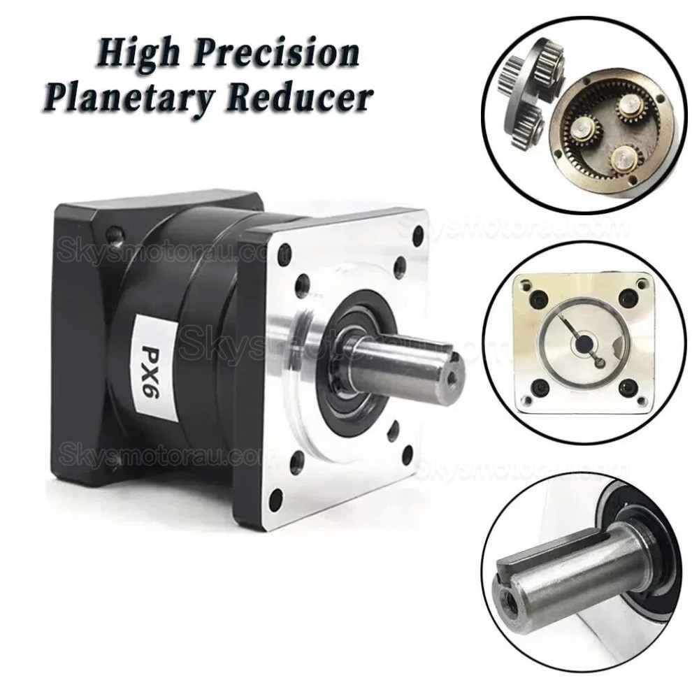 86PX Series Nema 34 Planetary Gear Box Ratio 5:1 - 100:1 for 86mm Stepper Motor