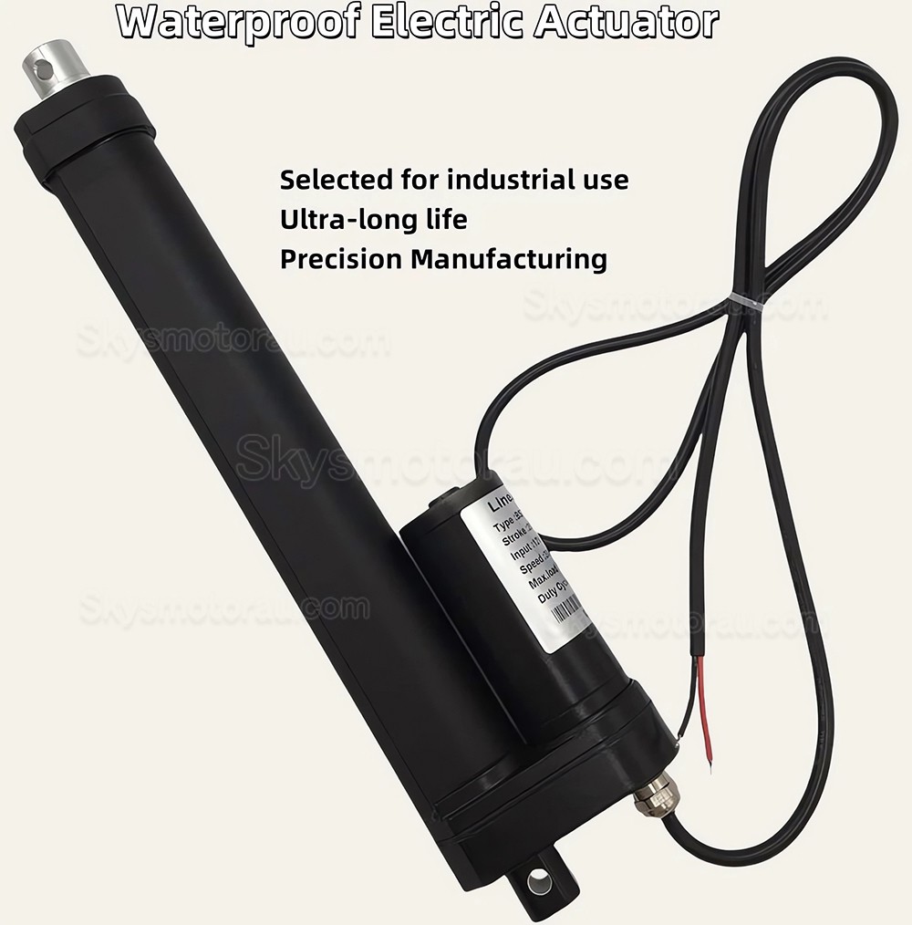 IP68 Submersible 12V Electric Linear Actuator BST-YF-FS Stroke Lenght 50-1000mm