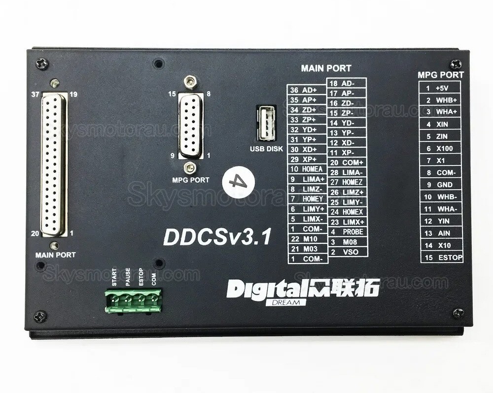 3 Axis / 4 Axis CNC Motion Controller DDCS V3.1 Electronic Numerical Standalone Control