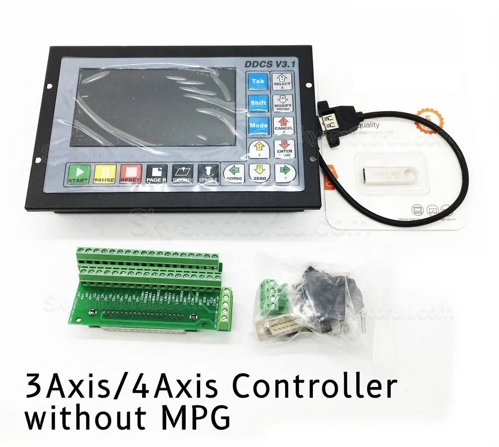 3 Axis / 4 Axis CNC Motion Controller DDCS V3.1 Electronic Numerical Standalone Control