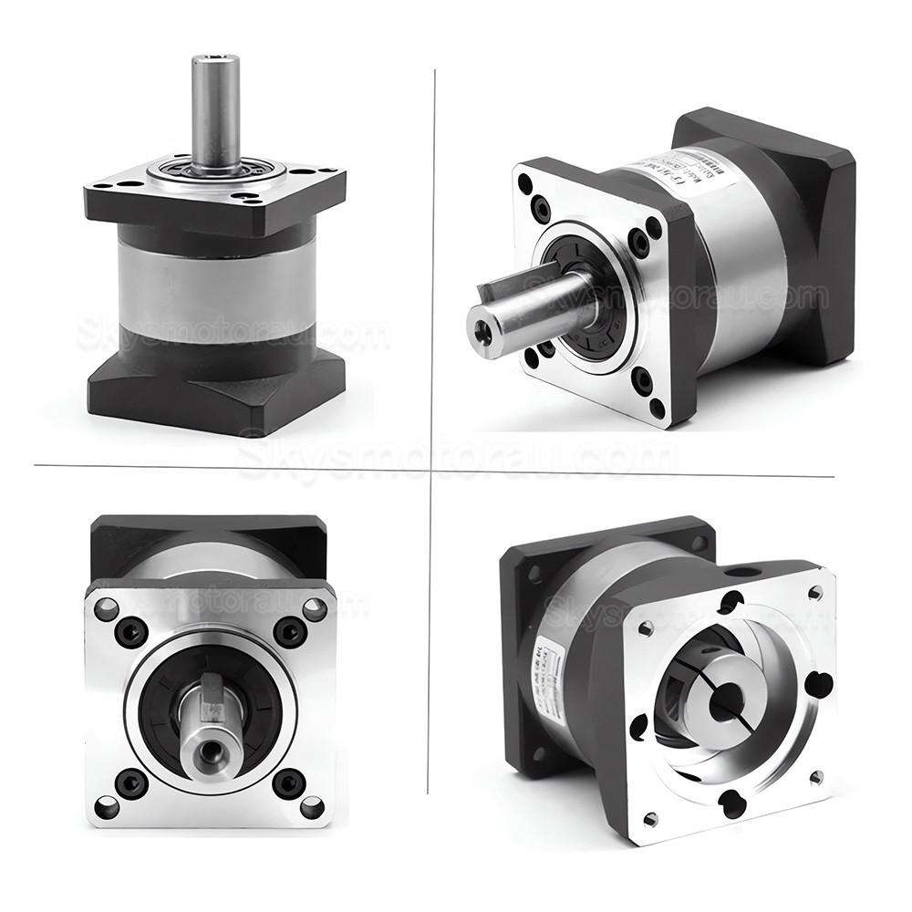 DLF Series Nema 23 Planetary Gearbox Ratio 4:1 - 100:1, Input Shaft 6.35mm/ 8mm