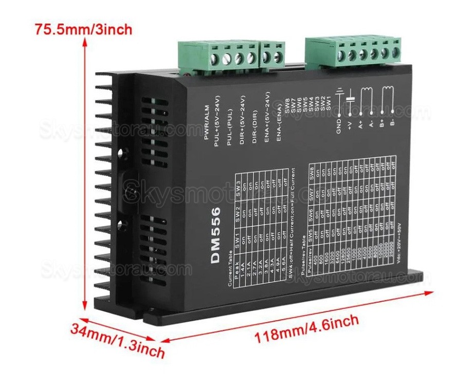 Linear Actuator Controller Kit DXG-YR60+SFU1605 with 1.2/2/3Nm Nema 23 Stepper Motor & Driver Kit