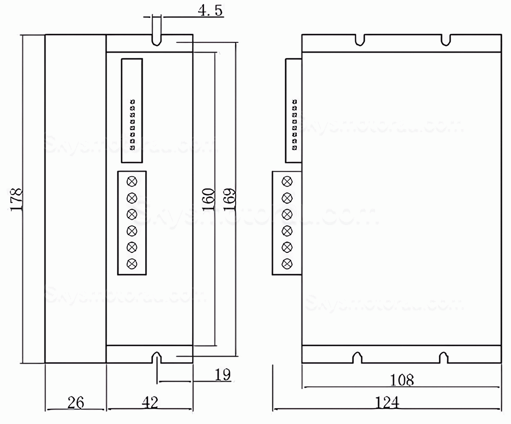 Nema 34 Stepper Motor Kit 86BYGH9945A3J14 + EC3522 with 4.5/8.5/12Nm Stepper Motor & EC3522 Stepper Driver