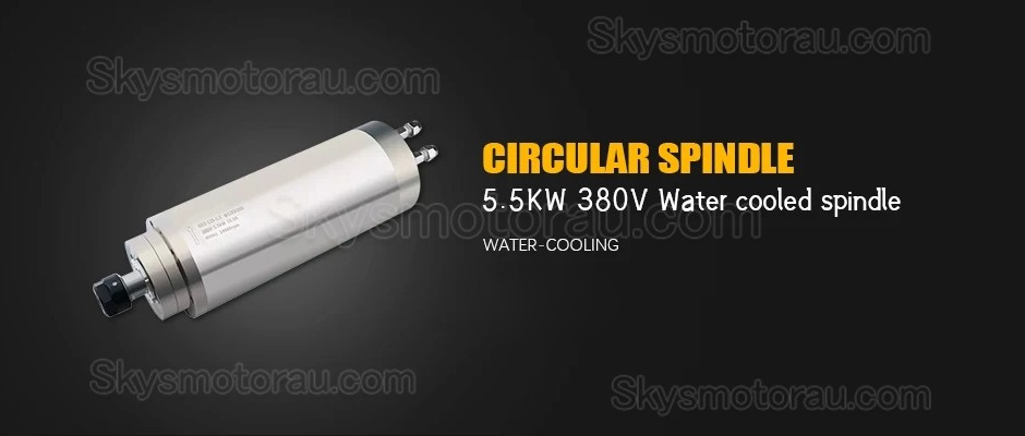 5.5KW Water Cooled Spindle Motor OSP001429 ER25 Collet 220V/380V 24000RPM
