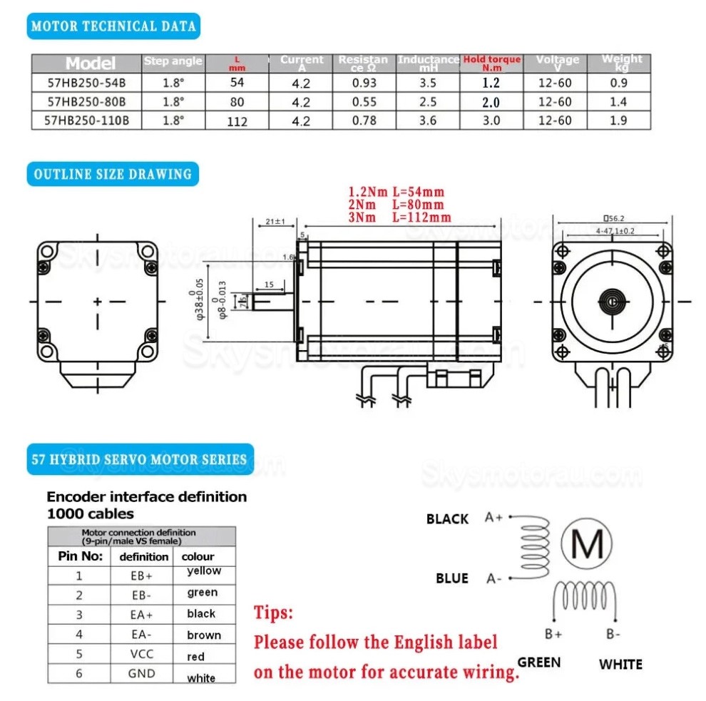Fully Enclosed Waterproof Motorized Linear Stage Kit OSP001614 with NEMA 23 Stepper Motor + HB8080C Driver