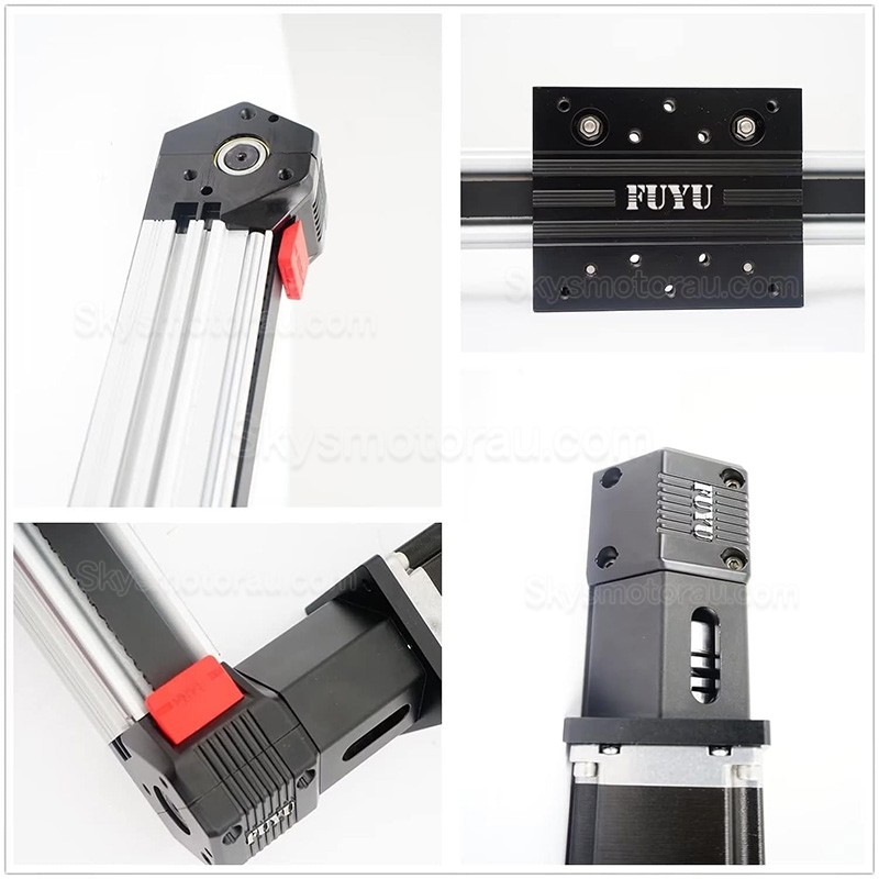 Belt Driven Linear Actuator Kit FPB45 Belt Drive Motorized Linear Stage Actuator with Nema 23 Stepper Motor