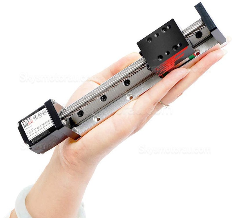 Motorized Linear Slides Actuator FSL30 50-300mm Linear Ball Screw Actuator with Nema 14 Stepper Motor