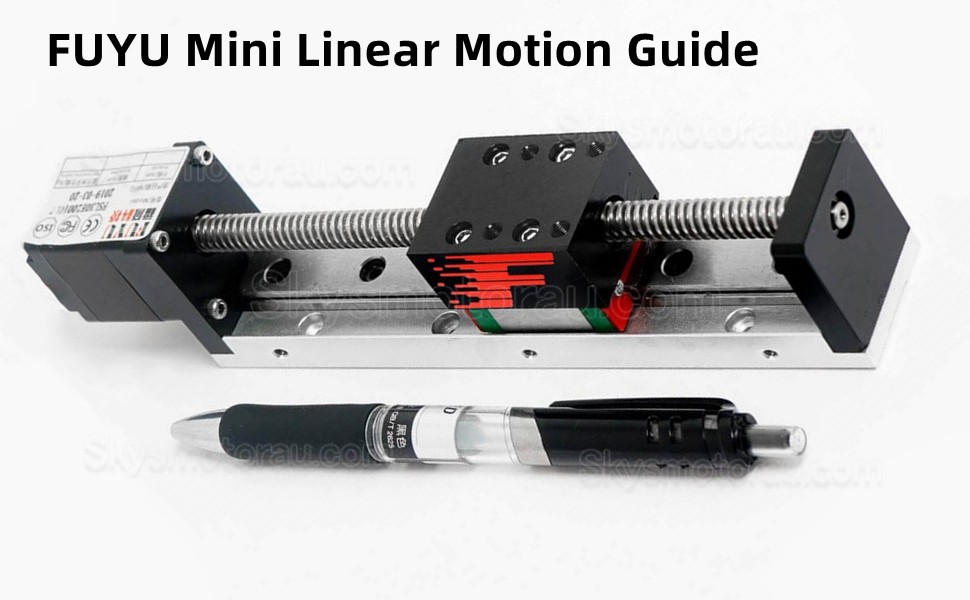 Motorized Linear Slides Actuator FSL30 50-300mm Linear Ball Screw Actuator with Nema 14 Stepper Motor