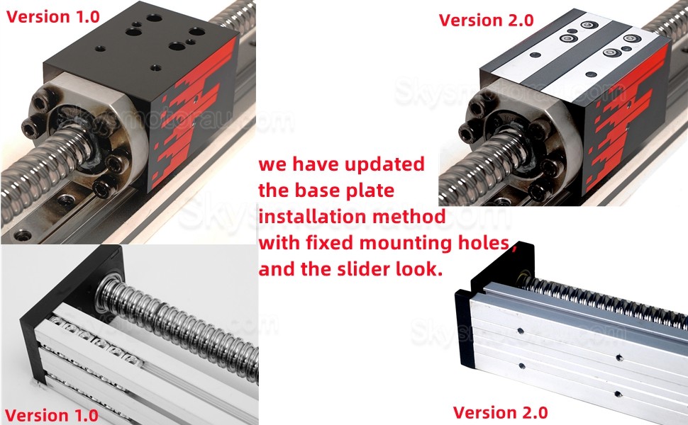 Motorized Linear Slides Actuator FSL40 Linear Slide Rail Linear Ball Screw Actuator 50-1000mm with Nema 23 Stepper Motor