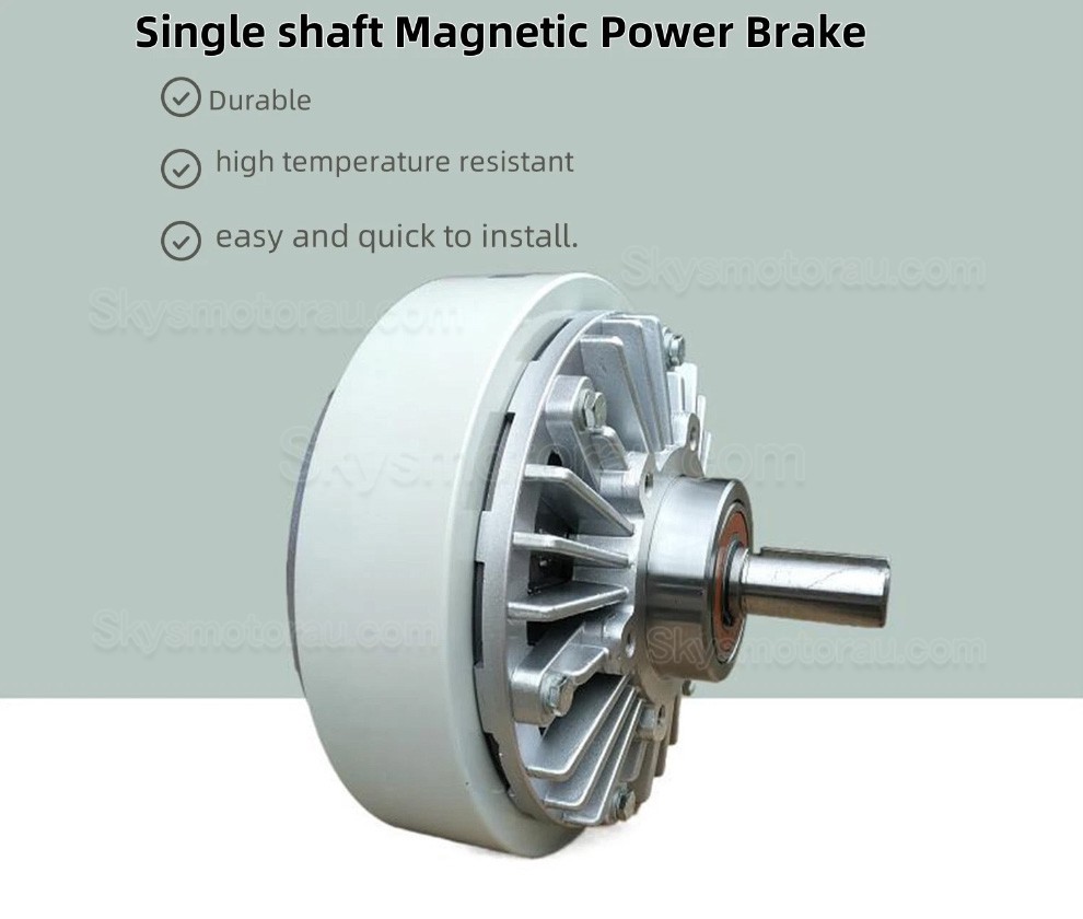FZ-D Series Single-Shaft Magnetic Powder Brake, Magnetic Particle Brake 6-50Nm 24VDC IP54