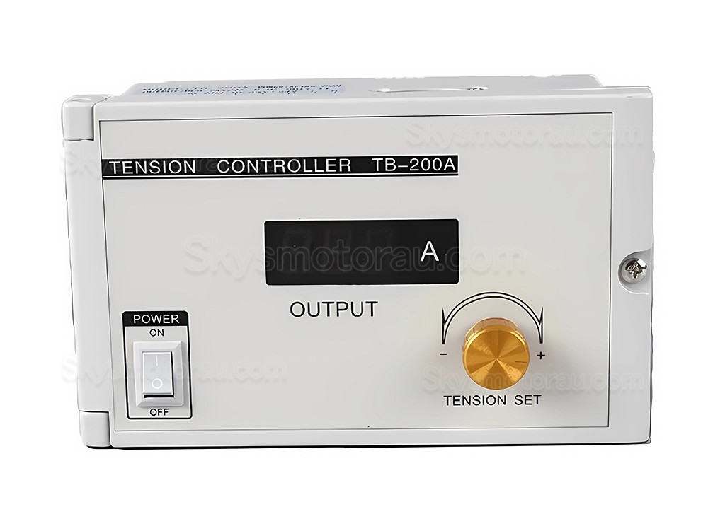 FK-D Series Single Shaft Magnetic Particle Brake Kit 6Nm-50Nm with Tension Controller TBS-200A