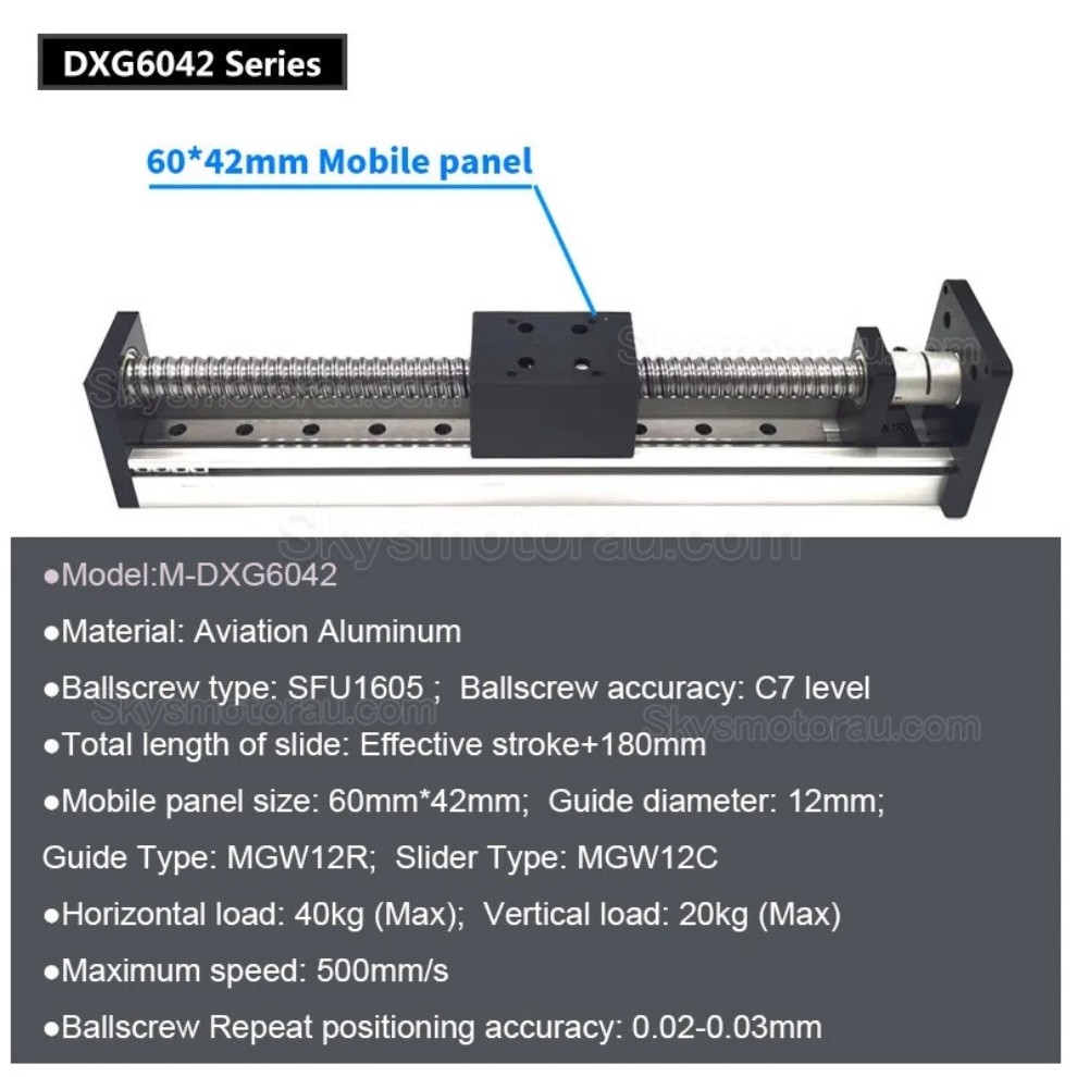 Motorized Linear Slides Actuator OSP001600 CNC Linear Slide Table with Stepper Motor