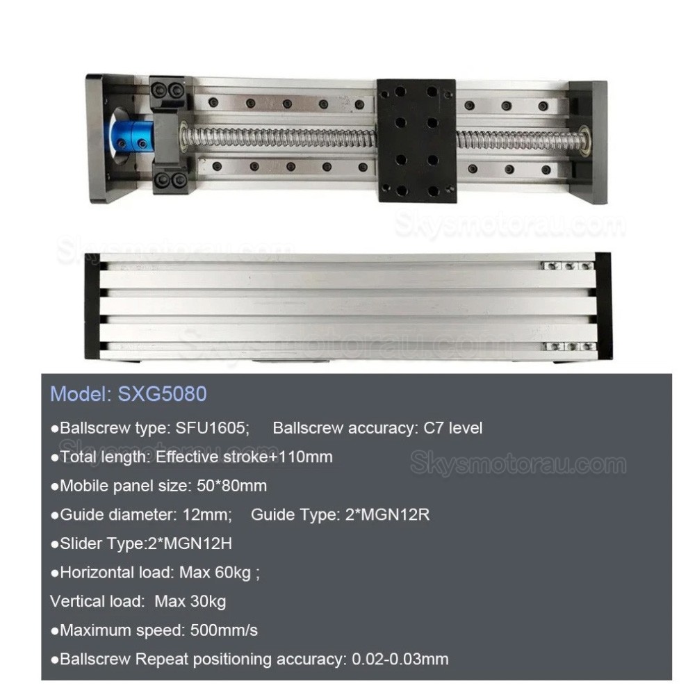 Motorized Linear Slides Actuator OSP001600 CNC Linear Slide Table with Stepper Motor